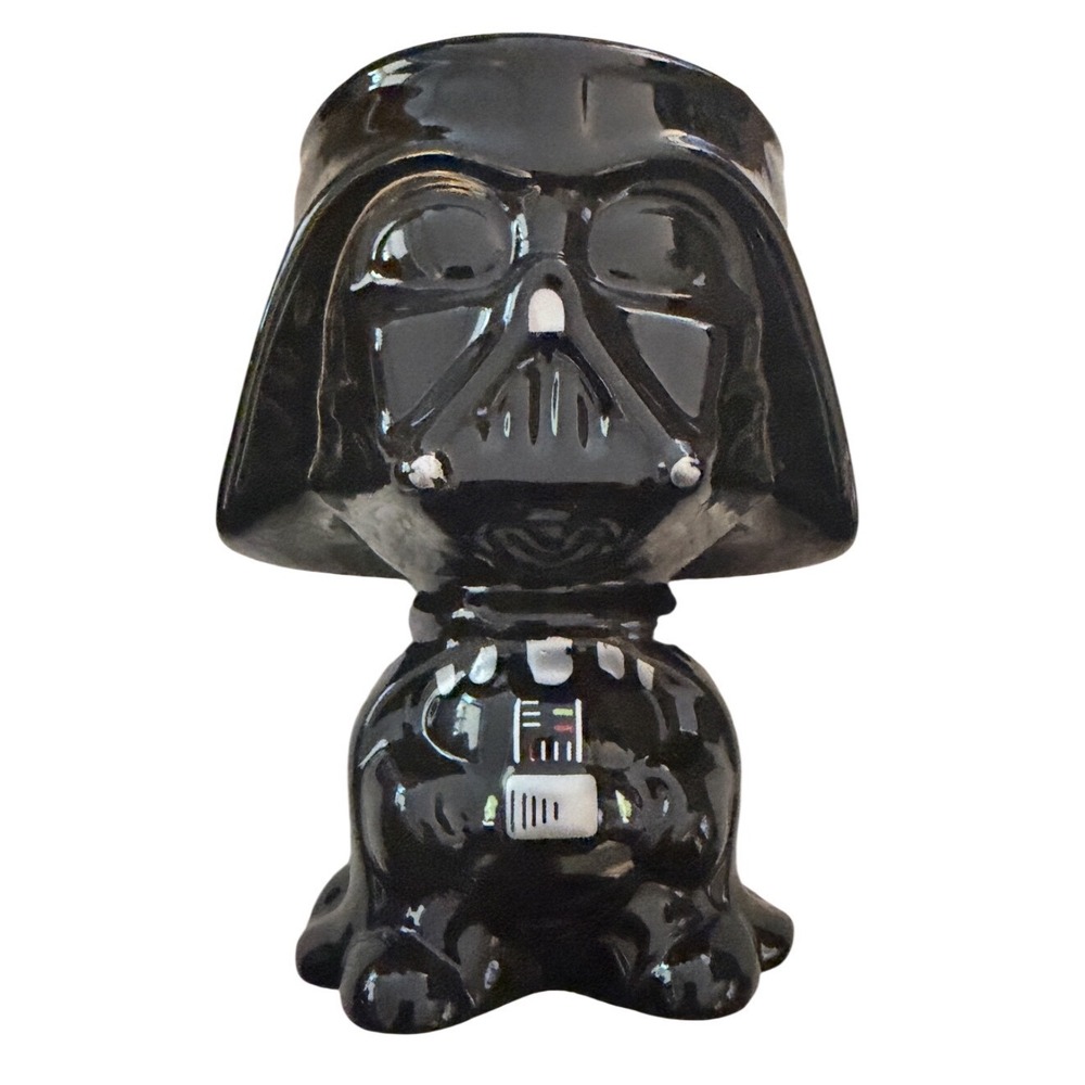 Star Wars Darth Vader Ceramic Mug OS Black Glossy Stylized Sculpted Cup
